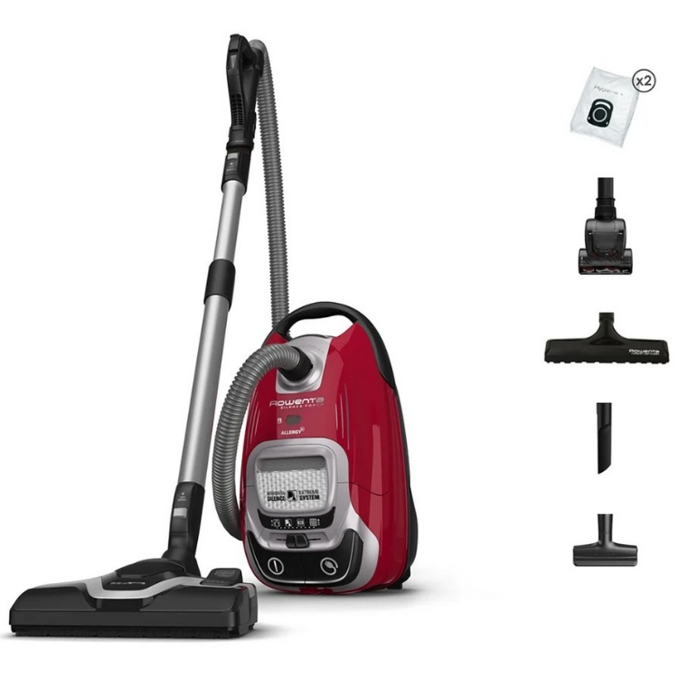Aspirador Rowenta c/ Saco Silence Force Animal Care RO7473EA 4,5L 400W
