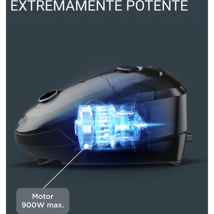 Aspirador Rowenta c/ Saco XXL 750W