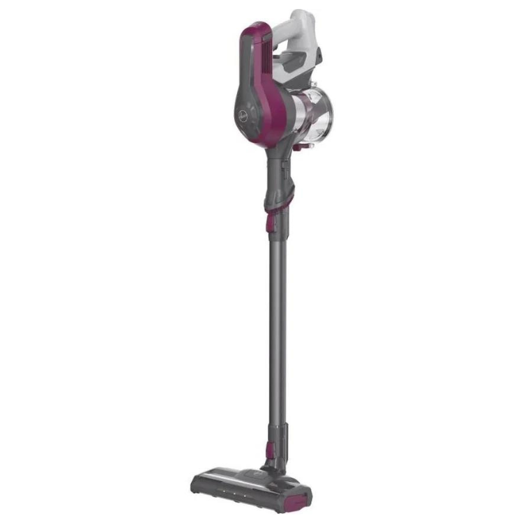 Aspirador vertical sem fios Hoover HF1 160W, cor magenta.
