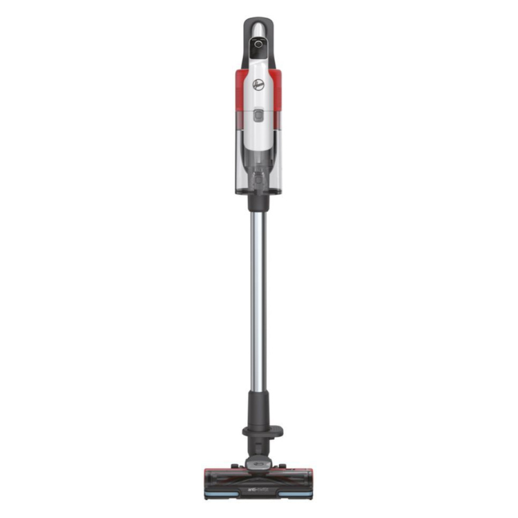 Hoover HF9 upright vacuum, 350W, grey and red.