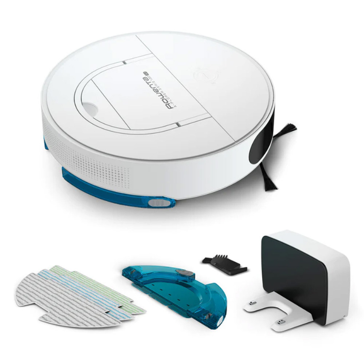Aspirador robot Rowenta X-Plorer Serie 130 Branco com acessórios.