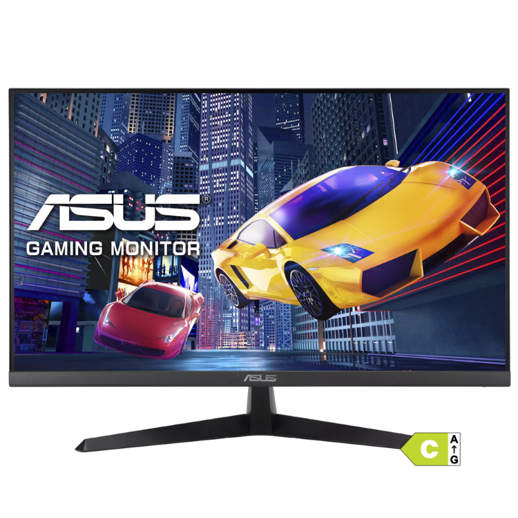 Monitor gaming Asus VY279HGR, 27 polegadas, IPS, FHD, 120Hz, preto.