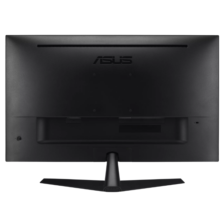 Monitor gaming Asus VY279HGR, preto, 27 polegadas, traseira.