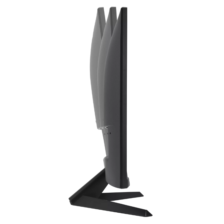 Monitor gaming Asus VY279HGR, 27 polegadas, preto, lateral.