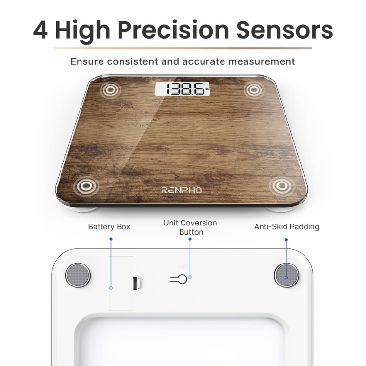Balança Renpho Core 1S Body Weight Scale Castanho