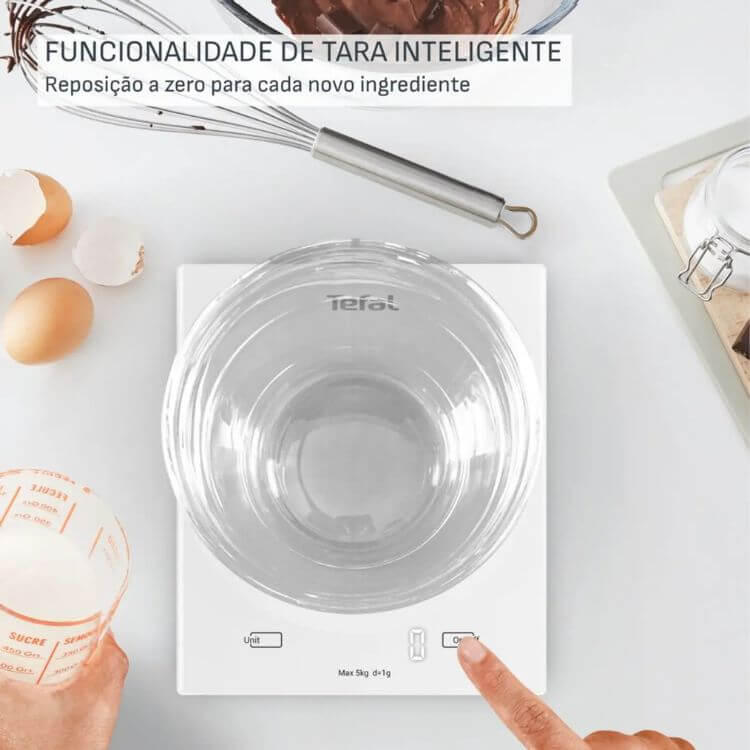 Balança de Cozinha Tefal  BC5504V0 Branco