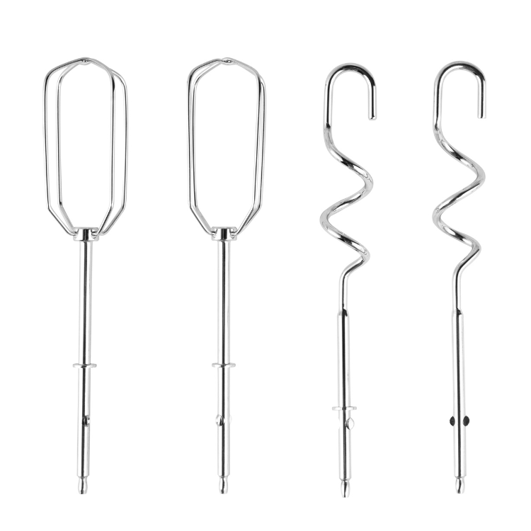 Russell Hobbs Desire Matte Charcoal 350W handheld mixer beaters, silver, four pieces.