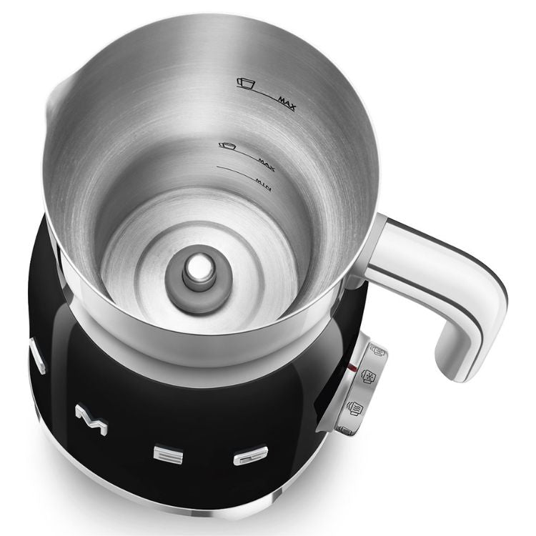 Batedor de Leite Smeg Anni 50 Preto
