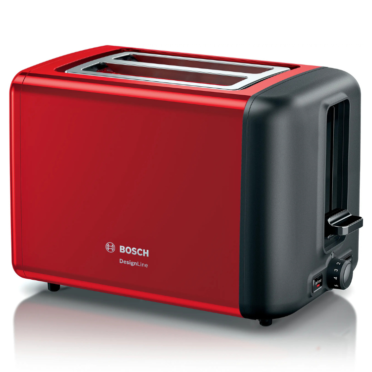 Torradeira Bosch DesignLine 2 Fatias 970W Vermelho