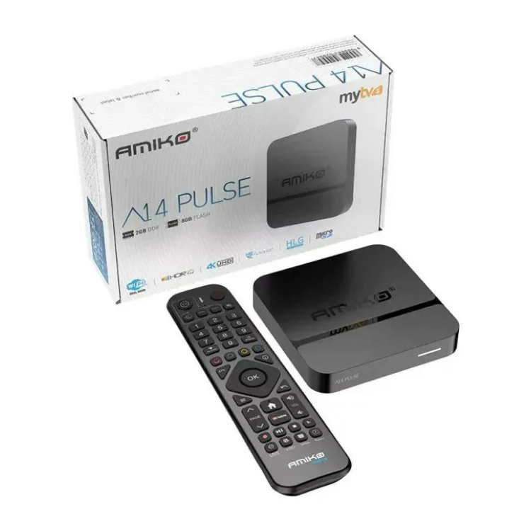 Box IPTV Amiko A14 Pulse Android 2GB/8GB 4K MyTV Online 3 4K