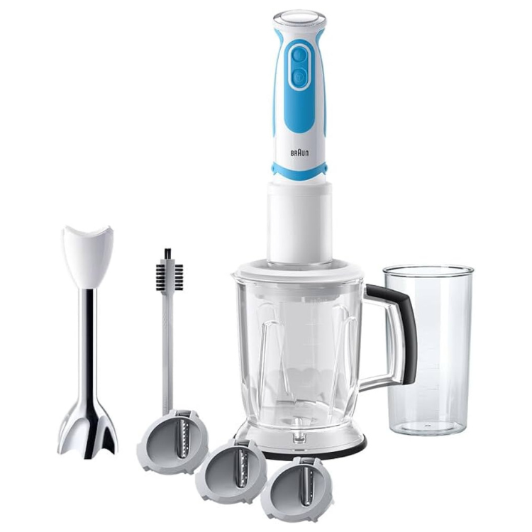 Braun MultiQuick 5 Vario 1000W handheld blender with attachments