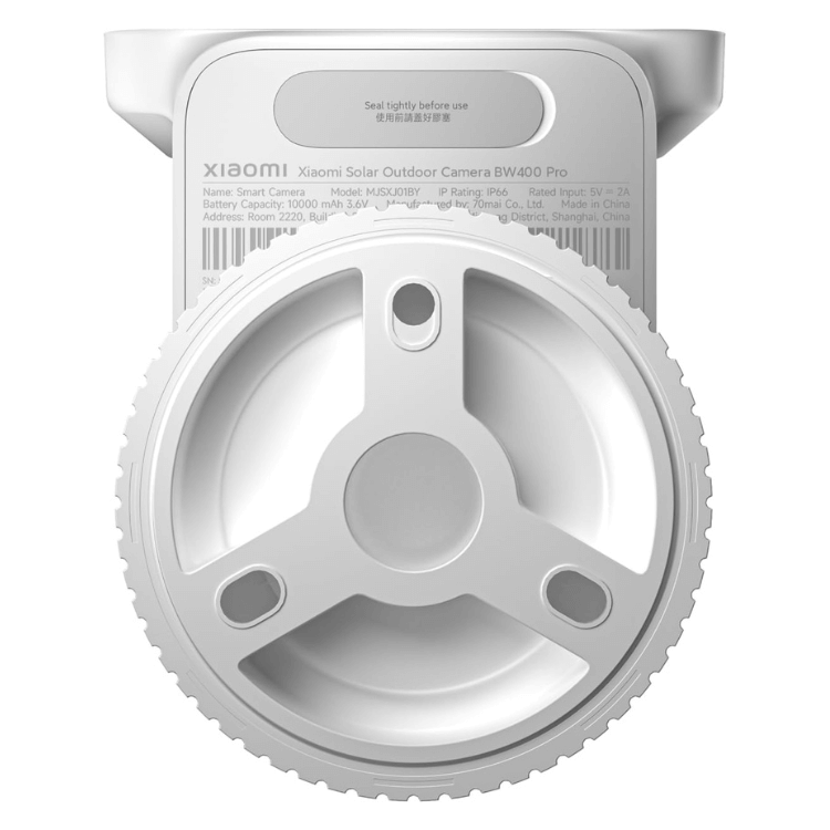 Câmara Videovigilância Xiaomi Outdoor Solar BW400 Pro Set Branco