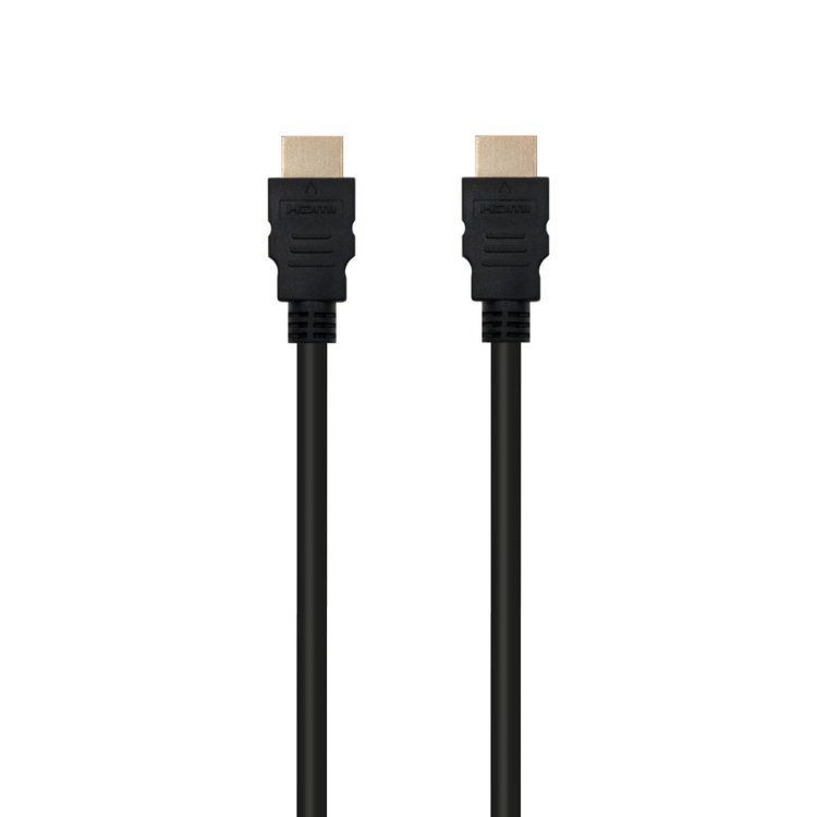 Black Ewent HDMI 2.1 cable, 3m, with gold-plated connectors, Ethernet, 8K.