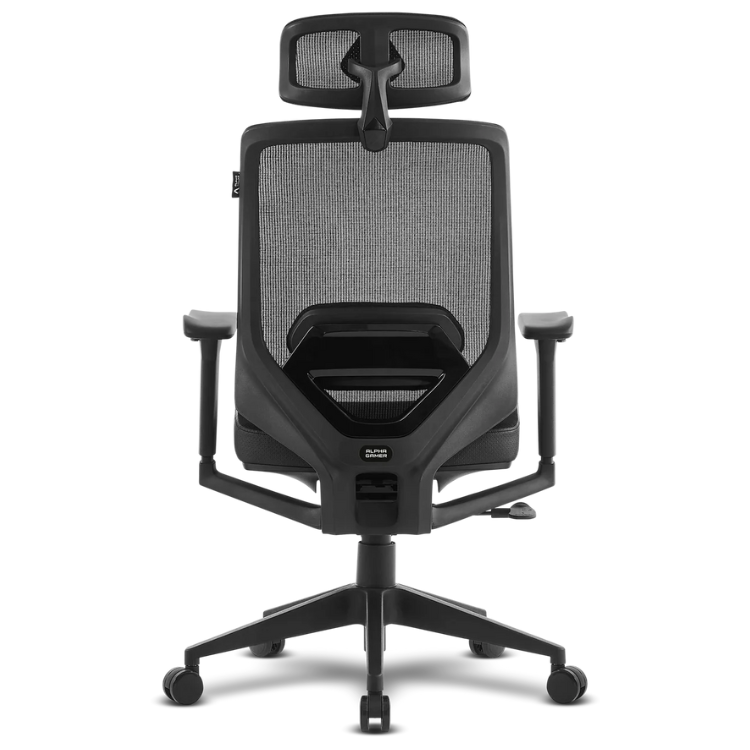Cadeira de Escritório Alpha Gamer Stella Ergonómica Preto