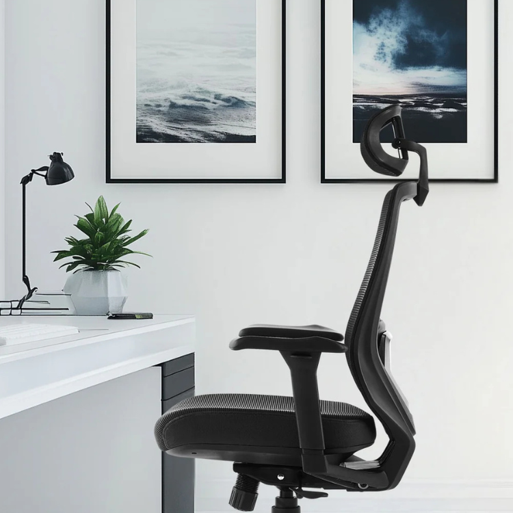 Cadeira de Escritório Alpha Gamer Stella Ergonómica Preto