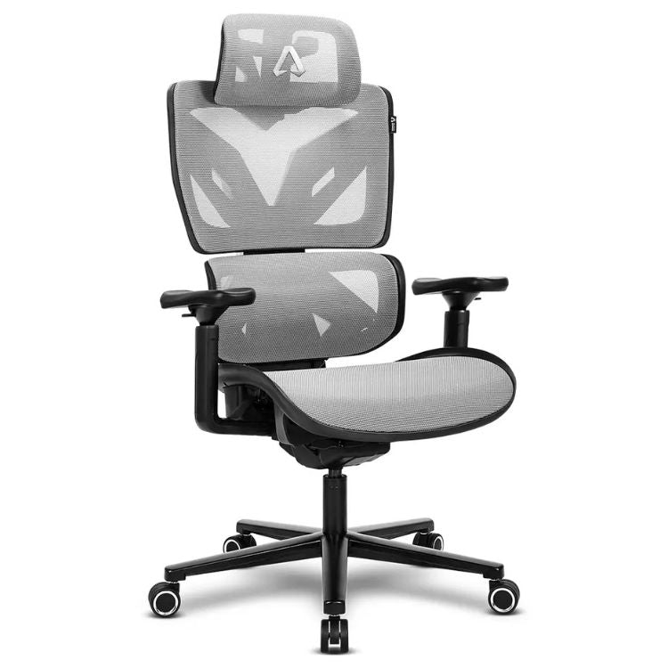 Cadeira Gaming Alpha Gamer Ergonómica Wave Cinzento