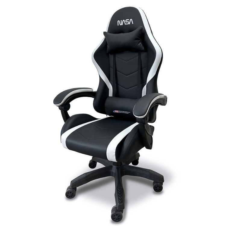 Cadeira Gaming Nasa Orion Preto/Branco