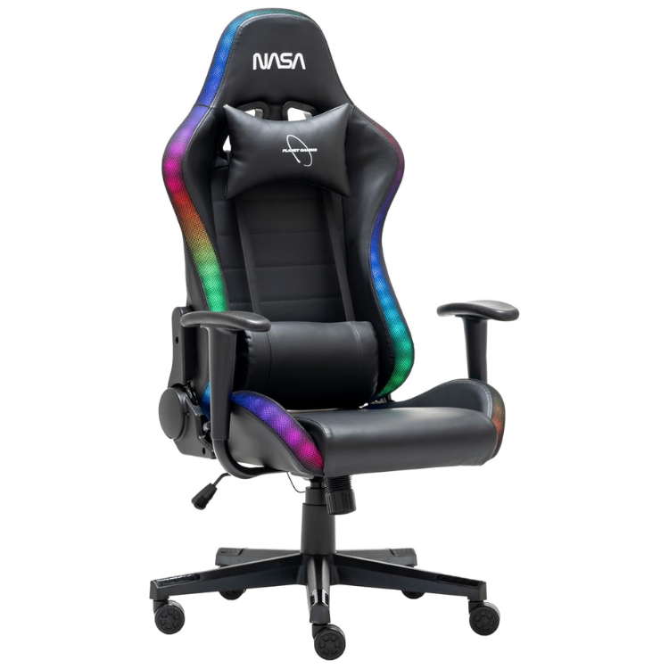 Cadeira Gaming Nasa Pioneer LED RGB