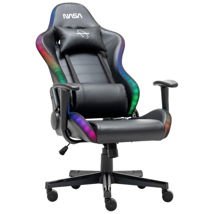 Cadeira Gaming Nasa Pioneer LED RGB