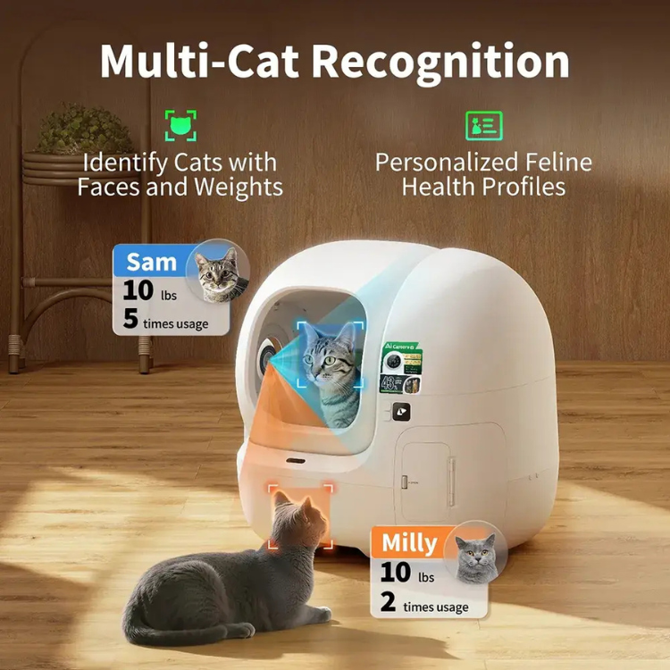 Petkit Purobot Max Pro 2 Smarte Katzentoilette mit Kamera