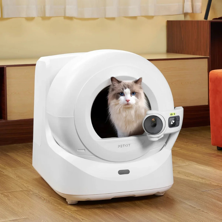 Caixa de Areia Inteligente Petkit Purobot Ultra c/ Câmara Smart Cat Litter Box