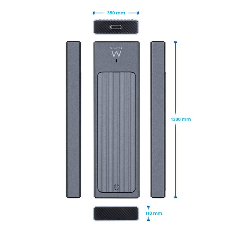 Caixa Externa Ewent EW7022 M.2 USB-C 3.2 Gen2 NVMe