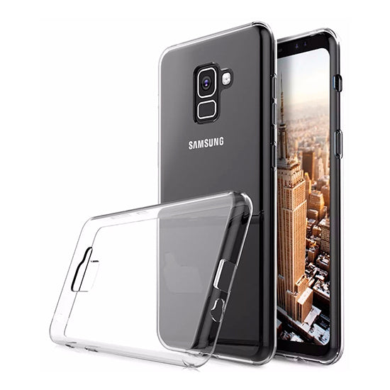 Samsung Galaxy A8+ A730 Silikonhülle Transparent
