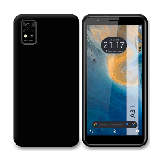 TPU Hülle Silikon ZTE A31 2021 Schwarz