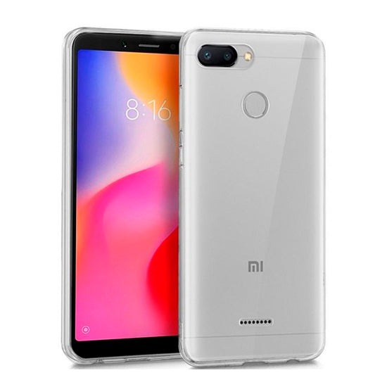 Capa silicone Xiaomi Redmi 6 - Transparente