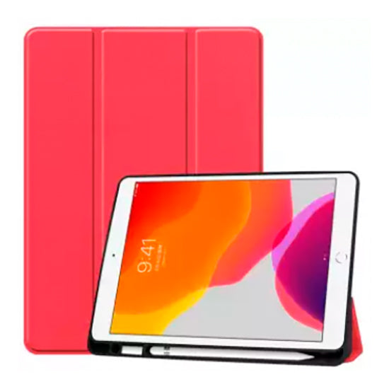 Capa DEVIA Leather Pencil Slot Apple iPad Air 10.9" (2020) Vermelho