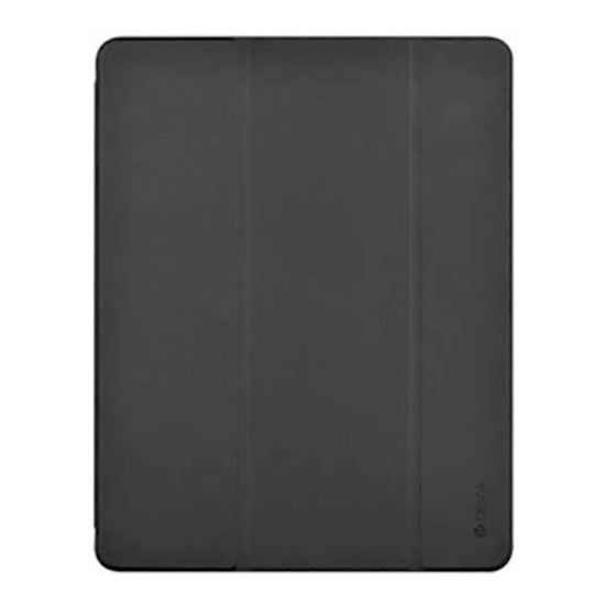 Capa Leather Apple iPad Air 10.5" DEVIA C/Pencil Slot Preto