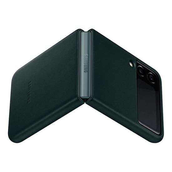 Capa Pele Samsung Galaxy Z Flip3 F926 Verde