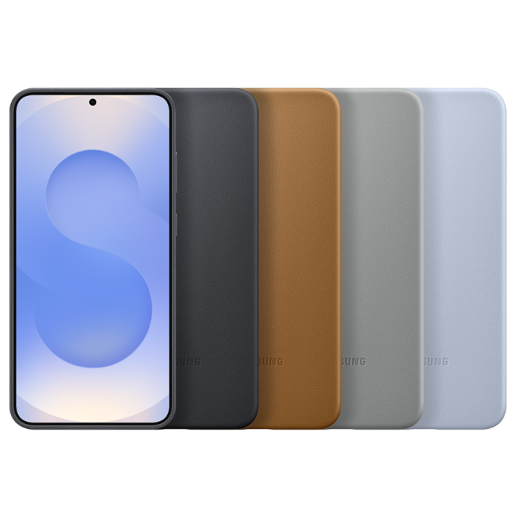 Capa de Pele Vegan Samsung S25+ S936 Preto