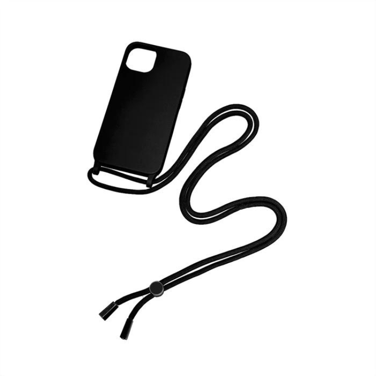 Capa Rixus iPhone 15 Pro Max Tpu Preto com Cordão