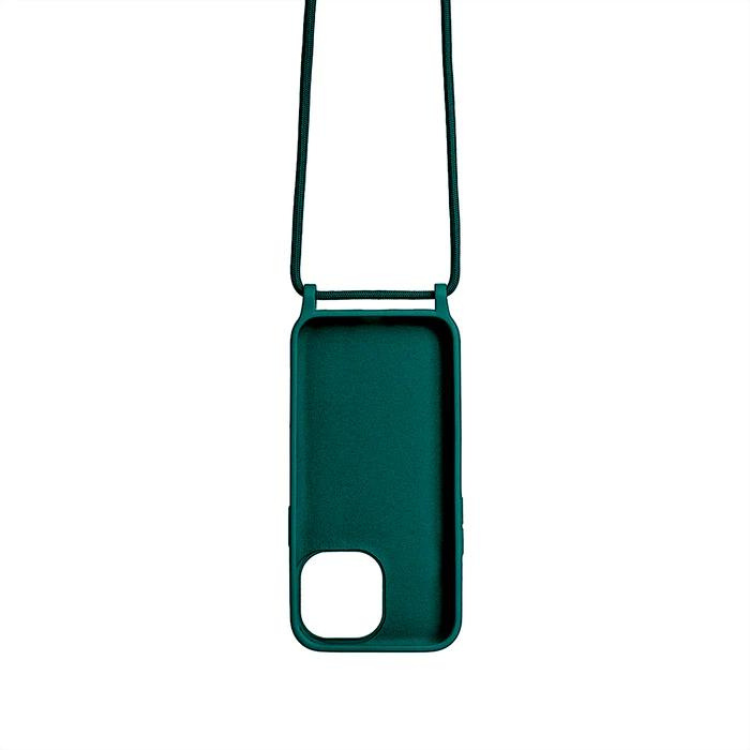 Capa Rixus iPhone 15 Pro Tpu Verde com Cordão