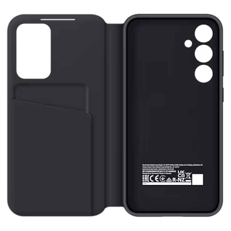Samsung S23 FE Smart View Wallet Case Schwarz