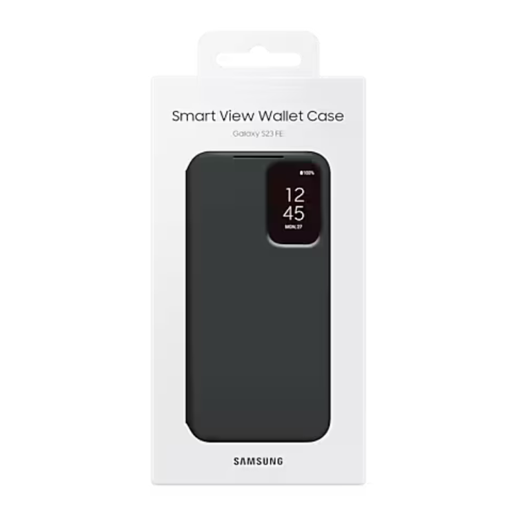 Samsung S23 FE Smart View Wallet Case Schwarz