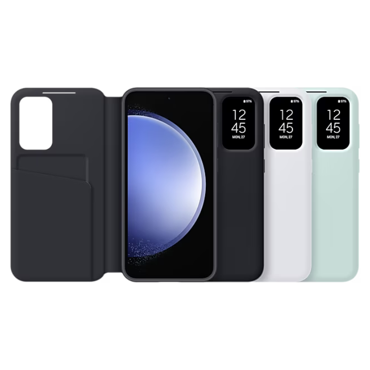 Samsung S23 FE Smart View Wallet Case Schwarz