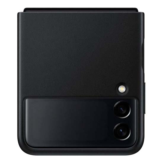 Samsung Galaxy Z Flip3 F711 Lederhülle Schwarz