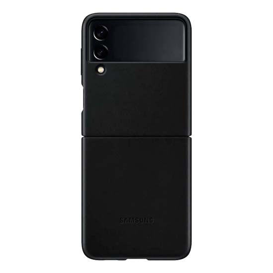 Capa Samsung Galaxy Z Flip3 F711 Leather Preto