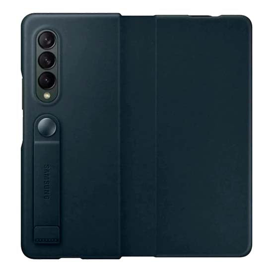 Capa Samsung Galaxy Z Fold3 F926 Leather Verde