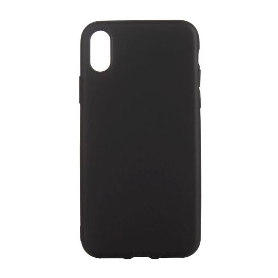 Capa Silicone iPhone Xs Max Preto