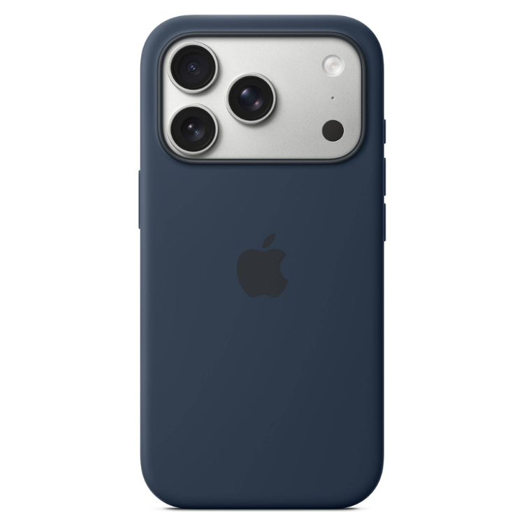 Capa Silicone Apple iPhone 17 Pro MagSafe Azul