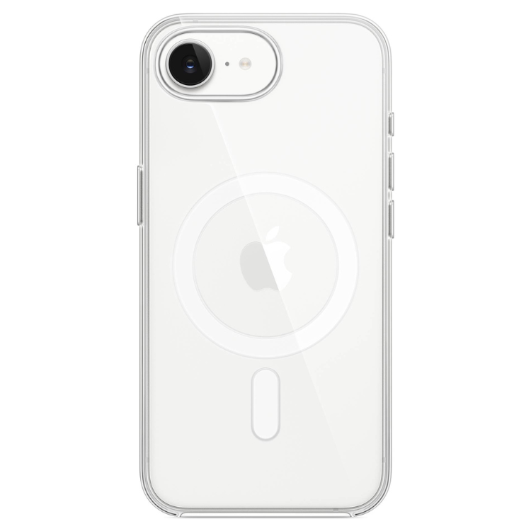 Capa Silicone iPhone 17e MagSafe Transparente
