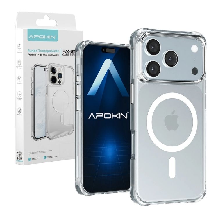 Capa T-K Silicone iPhone 17 Pro/ iPhone 18 Pro Magsafe Transparente