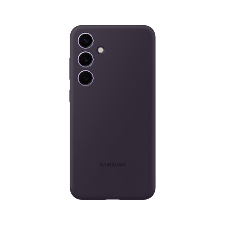 Capa Silicone Samsung S24+ Preto Púrpura