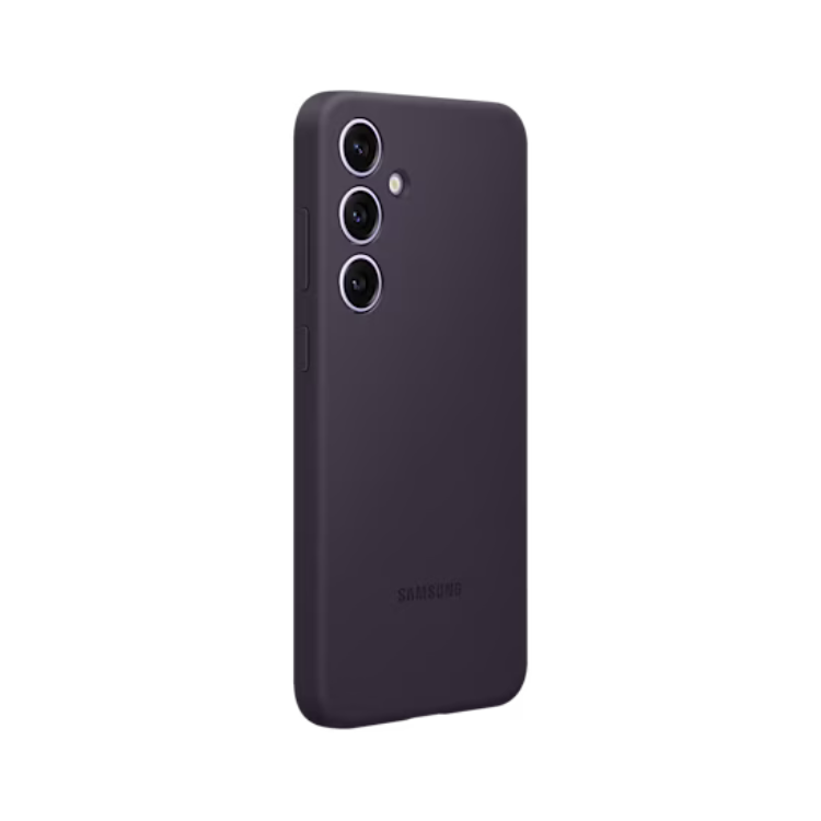 Capa Silicone Samsung S24+ Preto Púrpura