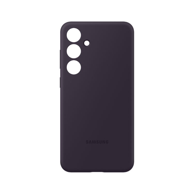 Capa Silicone Samsung S24+ Preto Púrpura