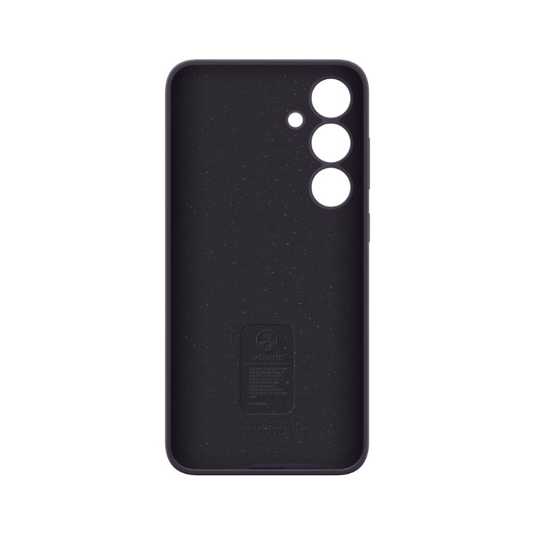 Capa Silicone Samsung S24+ Preto Púrpura