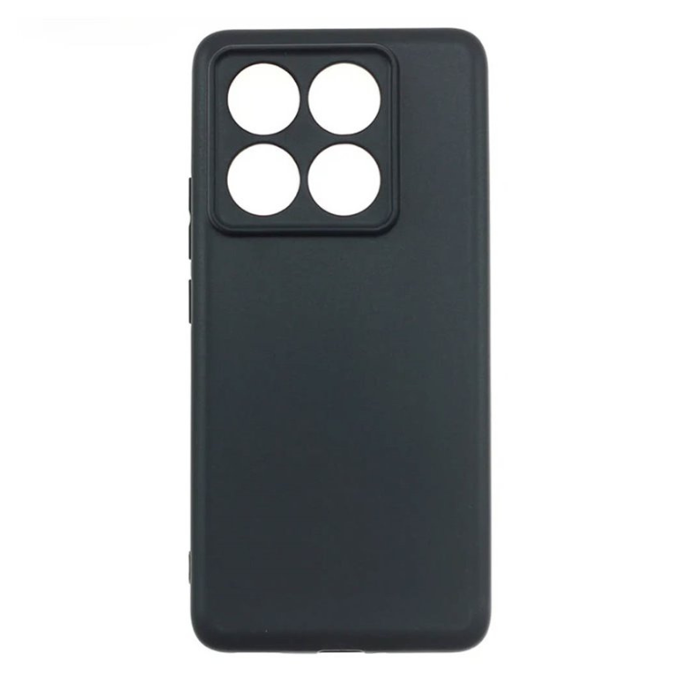 T-K Silikonhülle iPhone Xiaomi 14T Pro Schwarz